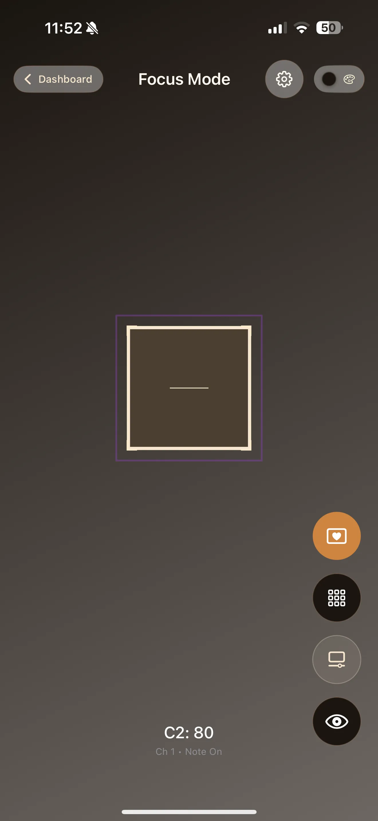 Tandem interface on iPad