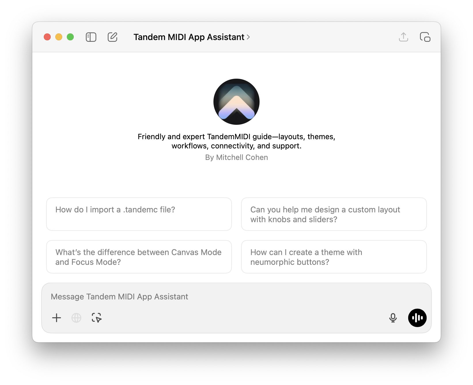 Tandem GPT AI Assistant