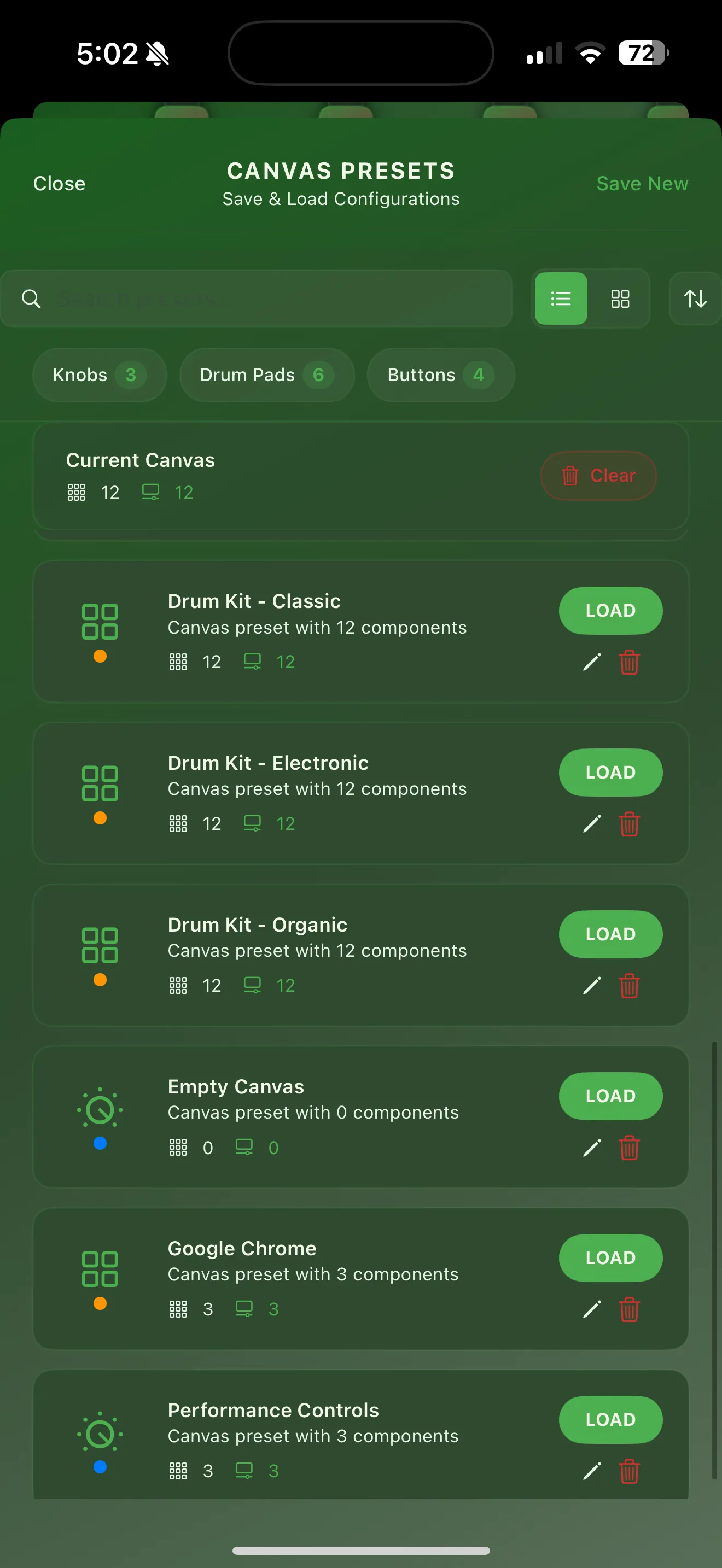 Tandem app interface screenshot 1 - showing main controls.