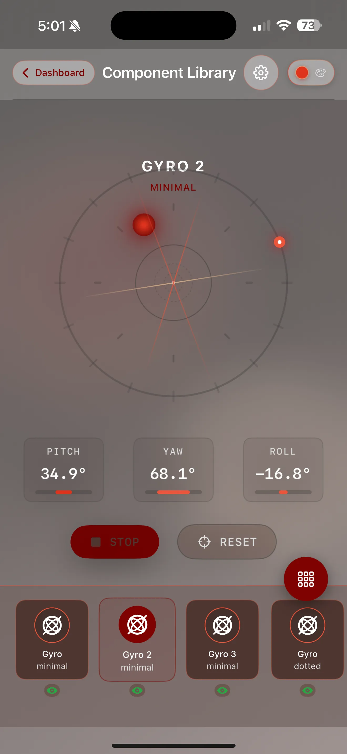 Tandem app interface screenshot 4 - showing canvas view.